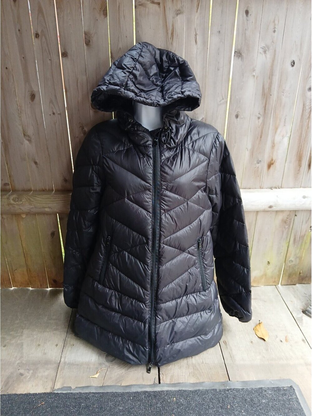Wantdo Womens Packable Puffer Coat Hooded Lightweight  Down Jacket Black S. ME